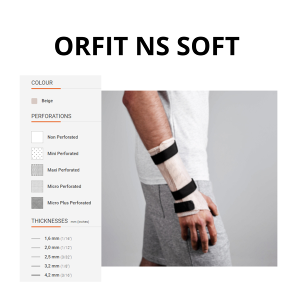 Orfit NS Soft inmovilización suave y cómoda